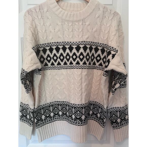 Line and Dot Montana Faire Isle Sweater, Size Small, NWT - Picture 7 of 9